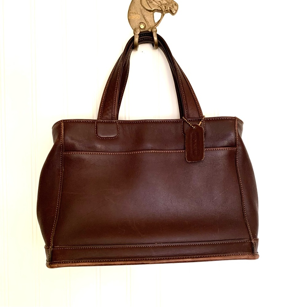 Vintage Coach 9303 Bleeker Bleecker Tote Satchel Bag Brown VGUC